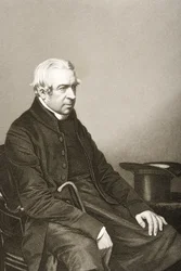 Charles Richard Sumner (1790-1874) graviert von D.J. Pound nach einem Foto, aus 